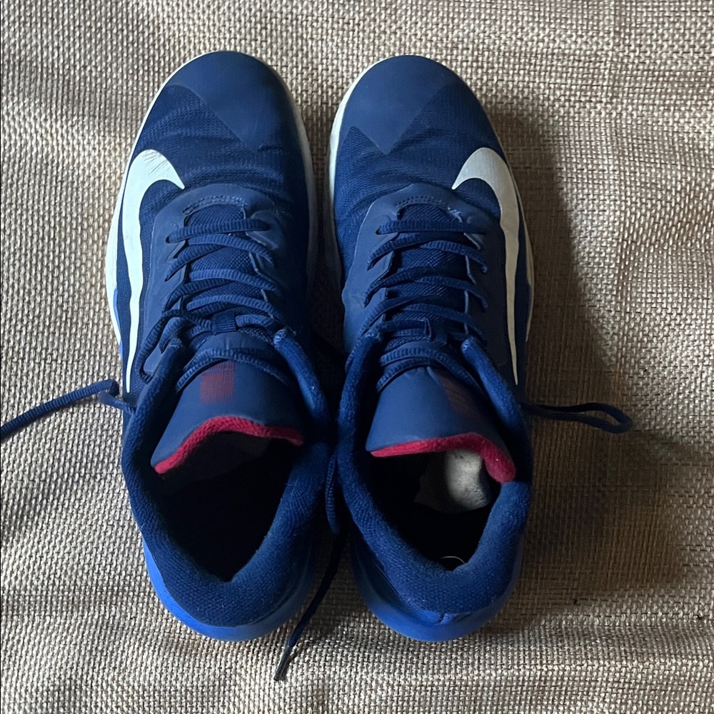 Men's Blue and White Athletic Shoes